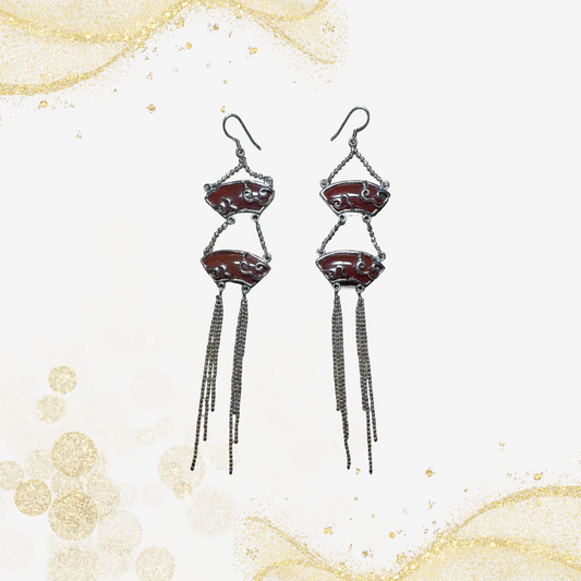 玛瑙耳坠 Agate Earrings