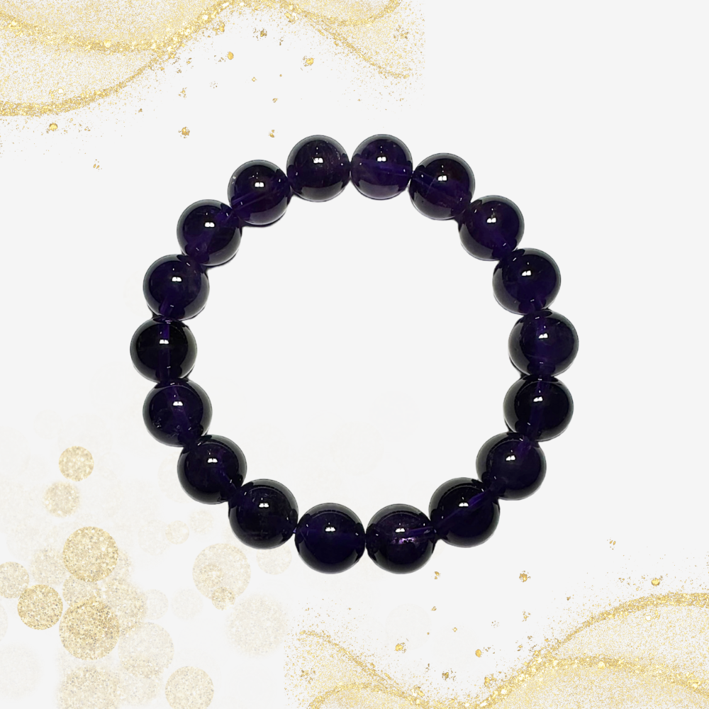 11.7mm 紫水晶手串 11.7mm Purple Crystal Bracelet