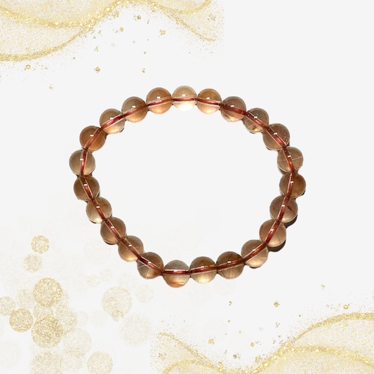 红兔毛水晶手串 Rabbit Hair Quartz Bracelet