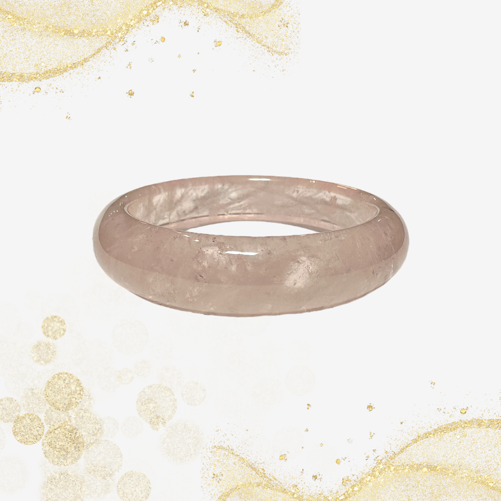 粉水晶手镯 Pink Crystal Bangle