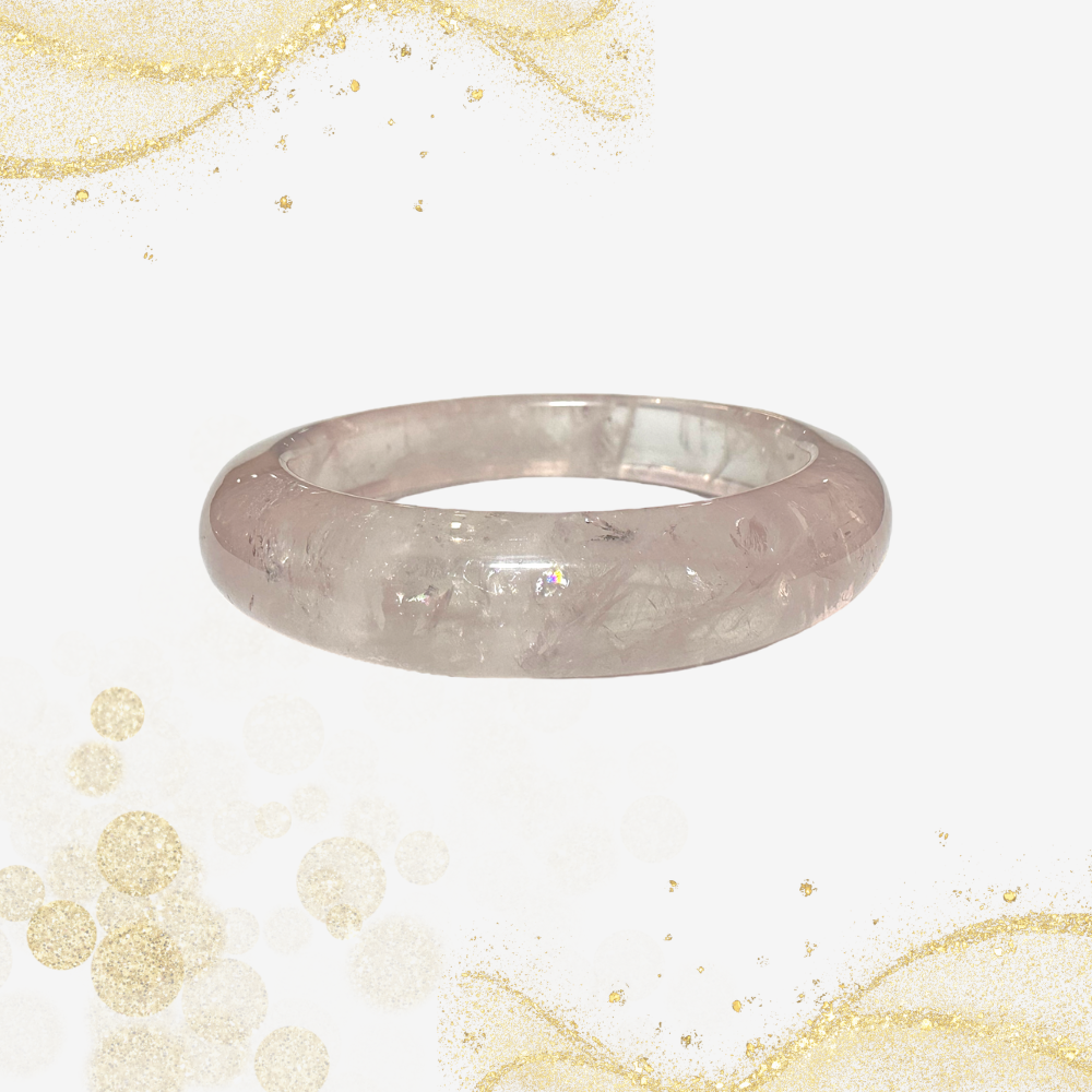 粉水晶手镯 Pink Crystal Bangle