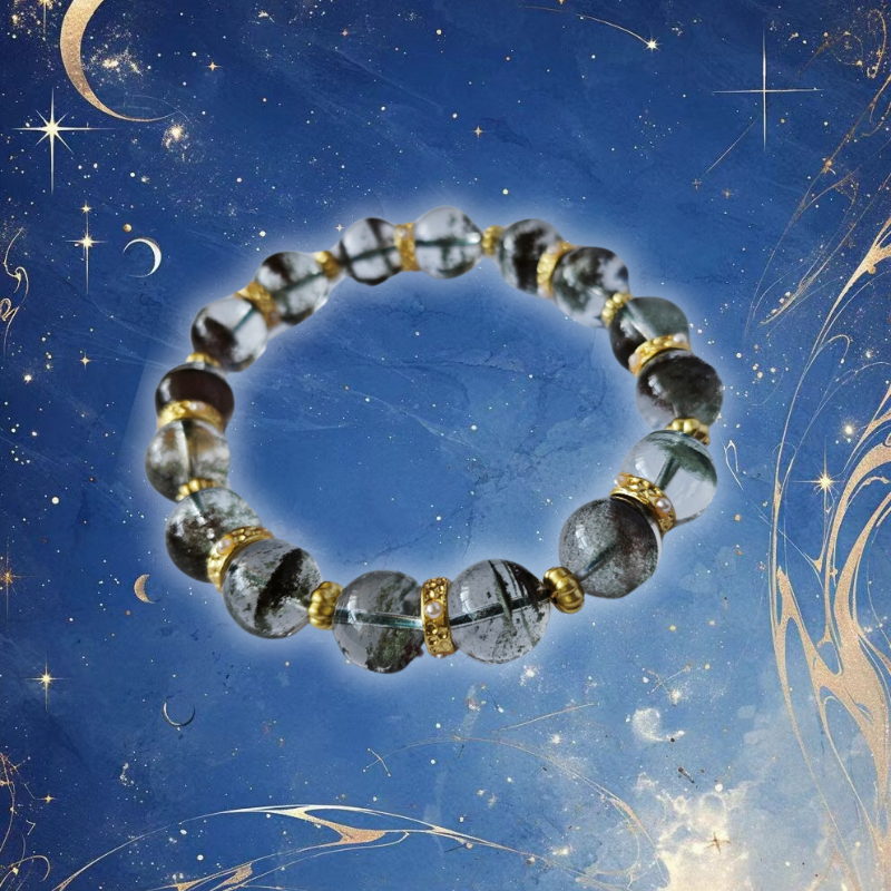 阴阳水晶手串 Yin Yang Crystal Bracelet