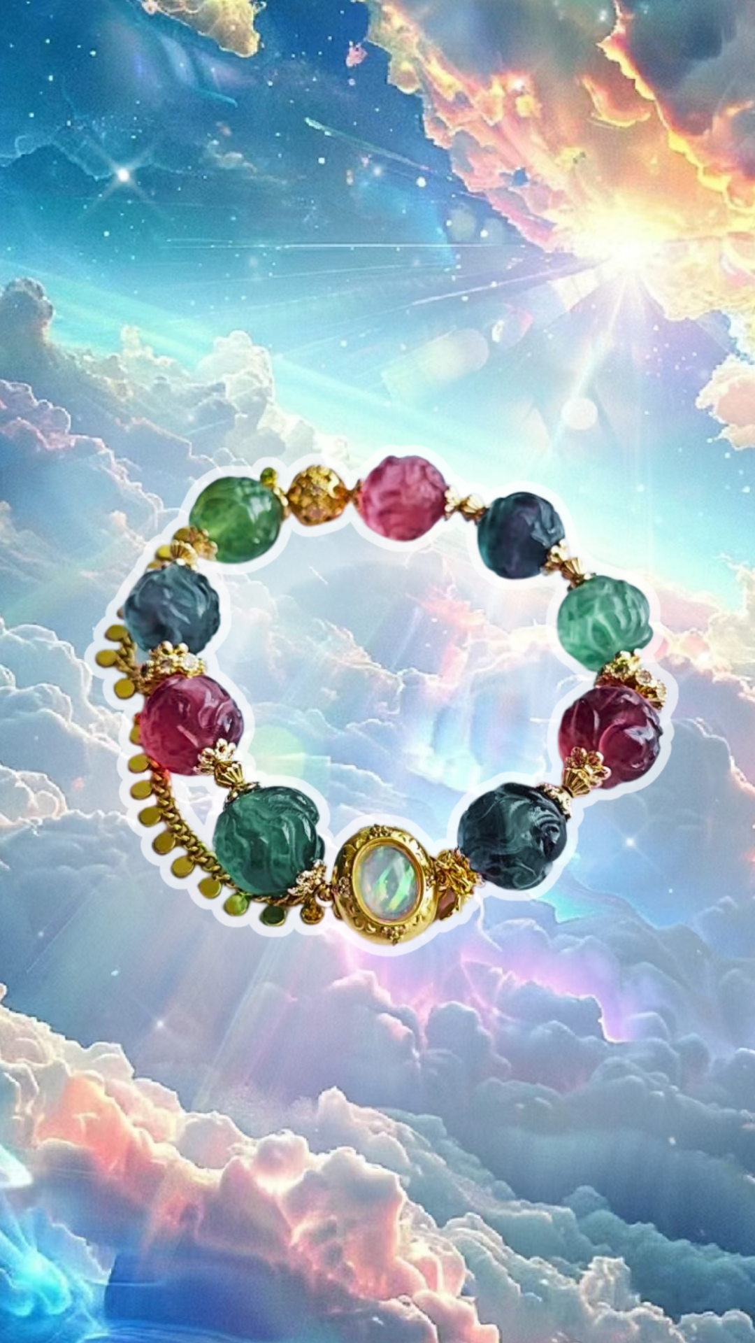 水晶狐仙手串 Crystal Fox Deity Bracelet