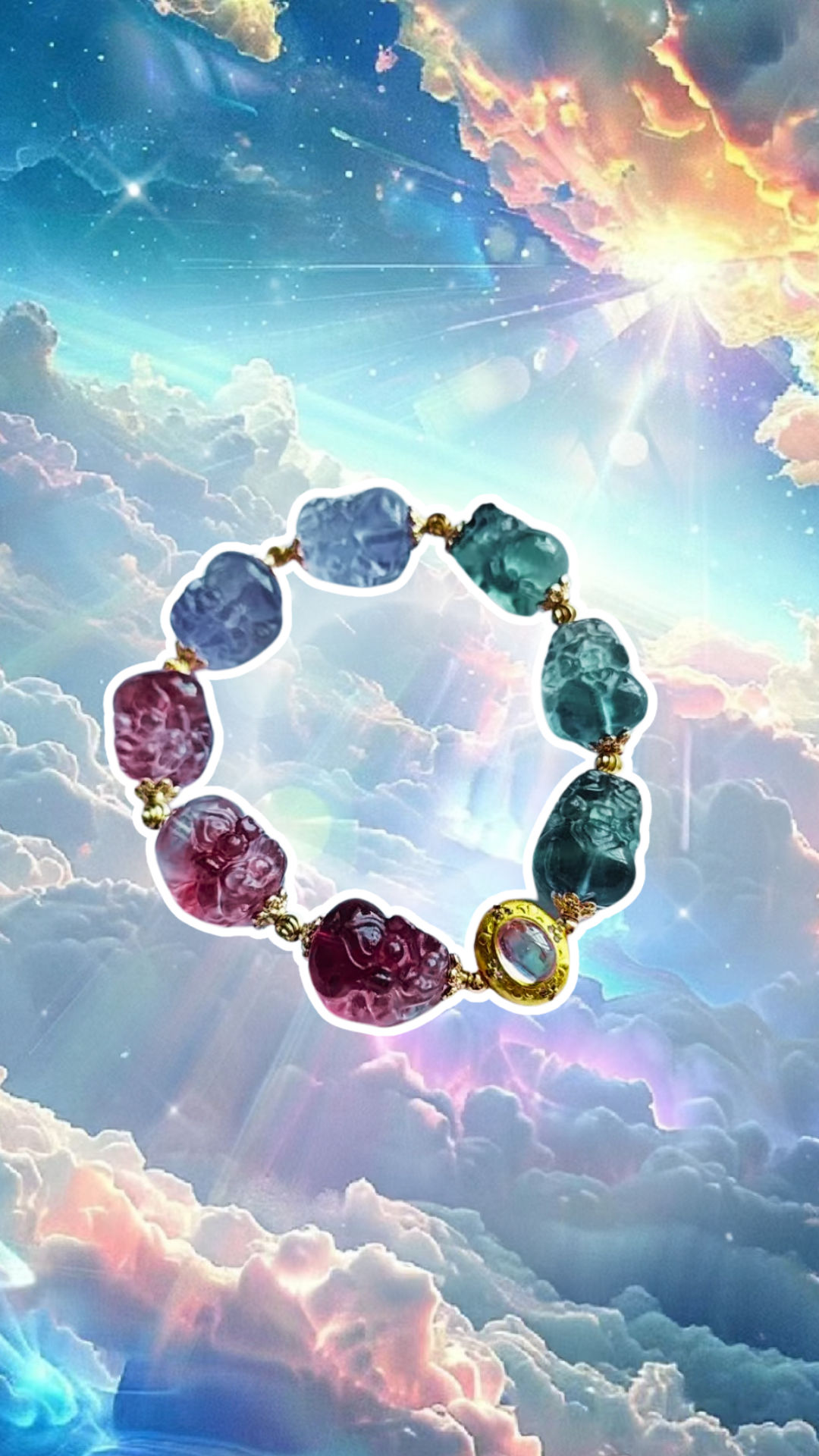 水晶貔貅手串 Crystal Pi Xiu Bracelet