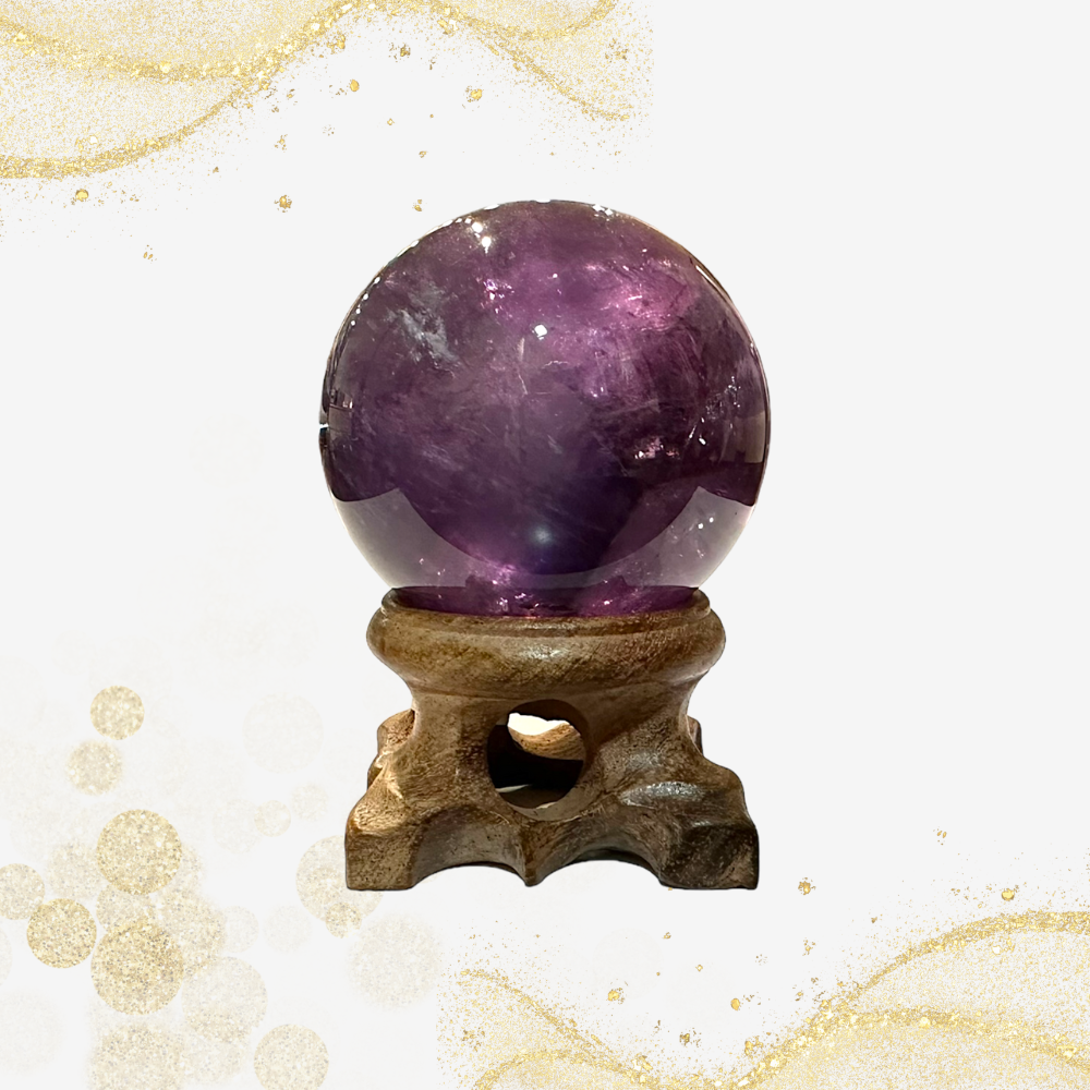 紫水晶球摆件 Purple Crystal Ball Ornament