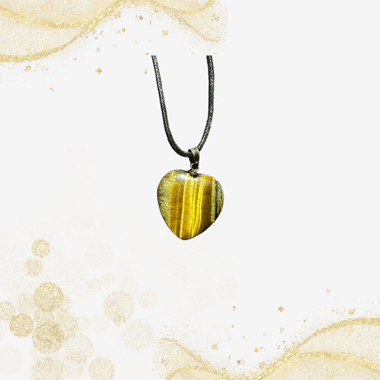 虎眼石心形吊坠
Tiger Eye Heart Pendant