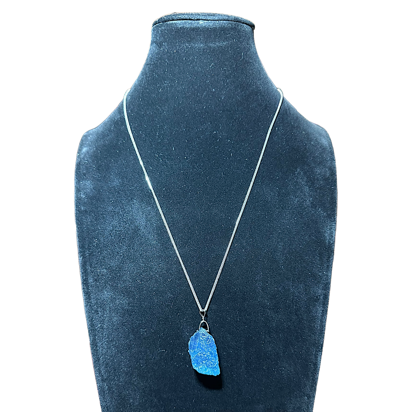 蓝水晶吊坠 Blue Crystal Pendant