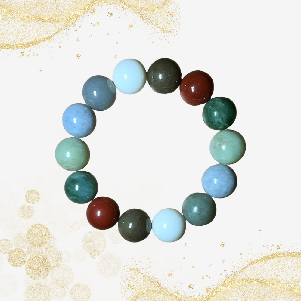 和田玉多宝手串 Hetian Jade Treasure Beads Bracelet