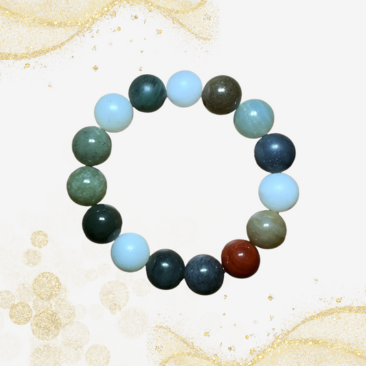 和田玉多宝手串 Hetian Jade Treasure Beads Bracelet