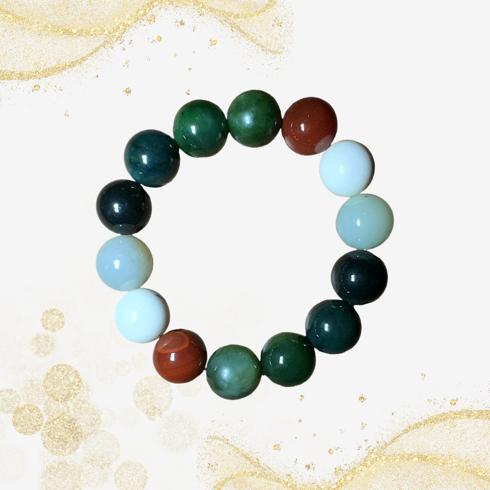 和田玉多宝手串 Hetian Jade Treasure Beads Bracelet