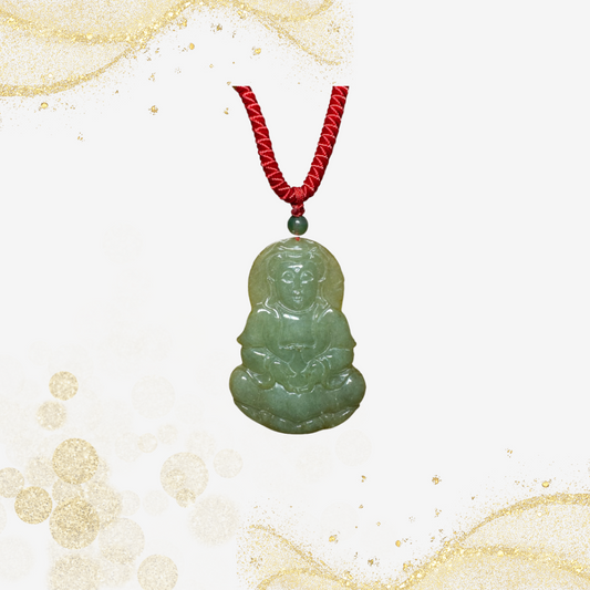 玉观音吊坠 Jade Guan Yin Pendant