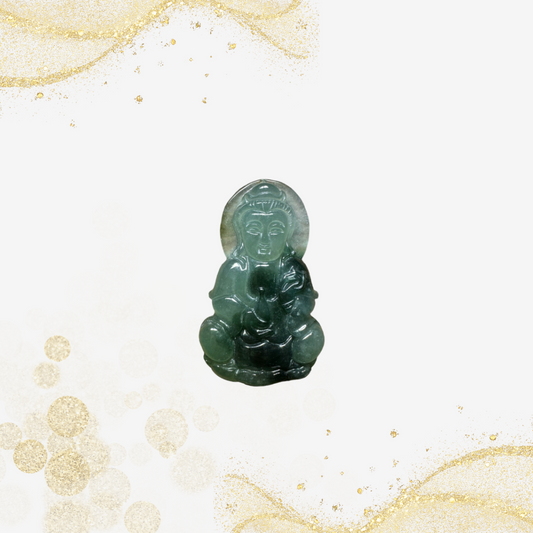 玉观音吊坠 Jade Guan Yin Pendant