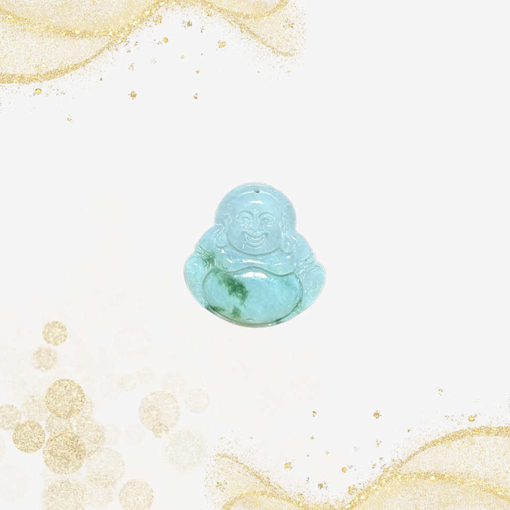 玉弥勒佛吊坠 Jade Maitreya Buddha Pendant