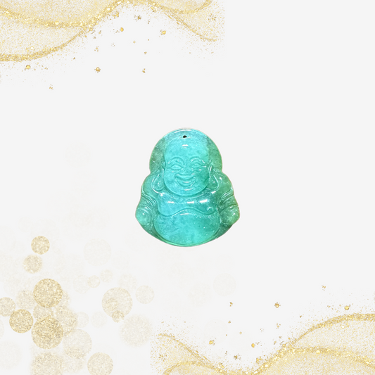 玉弥勒佛吊坠 Jade Maitreya Buddha Pendant