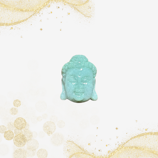 玉佛头吊坠 Jade Buddha Head Pendant