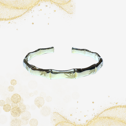 纯银竹子手镯 999 Silver Bamboo Bangle