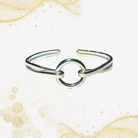 银质圆环手镯 Silver Circle Ring Bangle