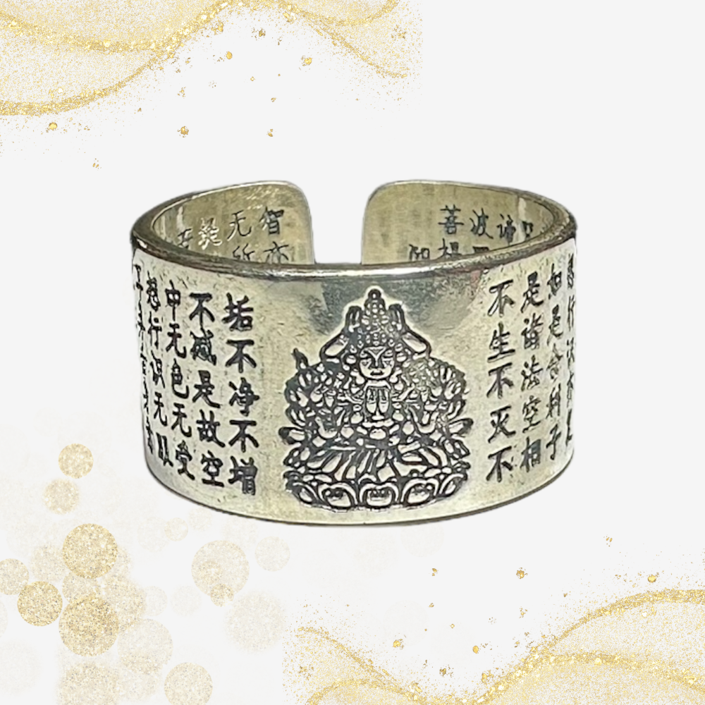 千手观音佛像戒指 Thousand Hands Guan Yin Ring